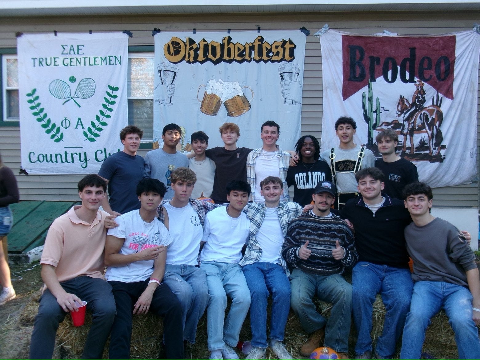 TCNJ Sigma Alpha Epsilon chapter gathering